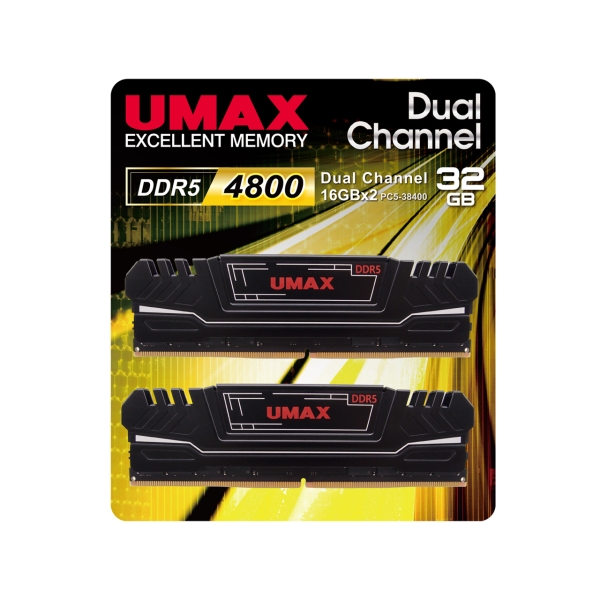 Memory UMAX UM-DDR5D-4800-32GHS DDR5 PC5-38400 16GB 2-Disc