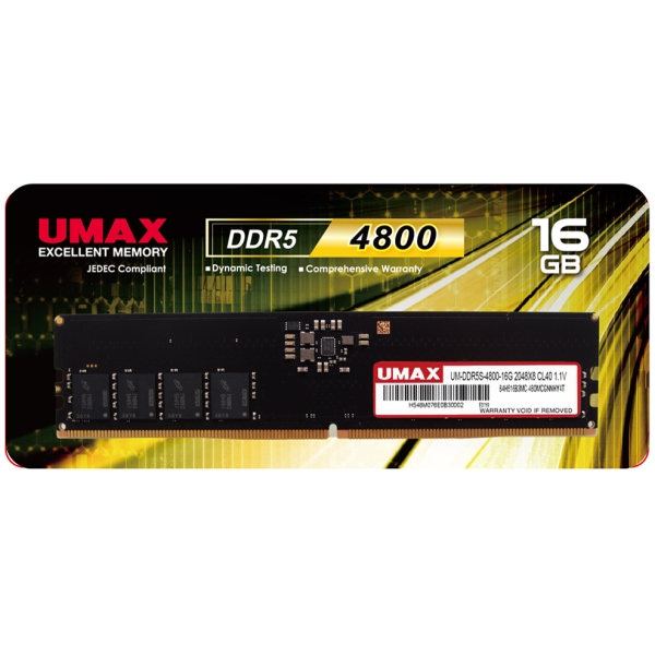 Memory UMAX UM-DDR5S-4800-16G DDR5 PC5-38400 16GB