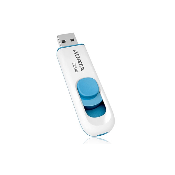 USB Flash Drive ADATA Classic Series C008 AC008-32G-RWE 32GB WHITE+BLUE