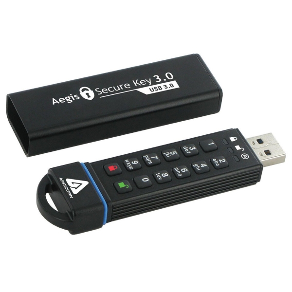 USB Flash Drive Apricorn Aegis Secure Key 3.0 ASK3-120GB 120GB