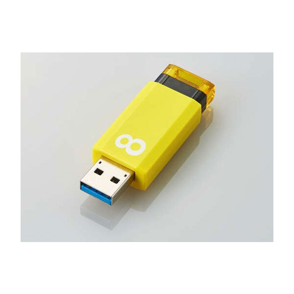 USB Flash Drive Elecom MF-APKU2008GYL 8GB Yellow