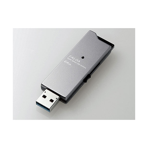 USB Flash Drive Elecom MF-DAU3064GBK 64GB Black