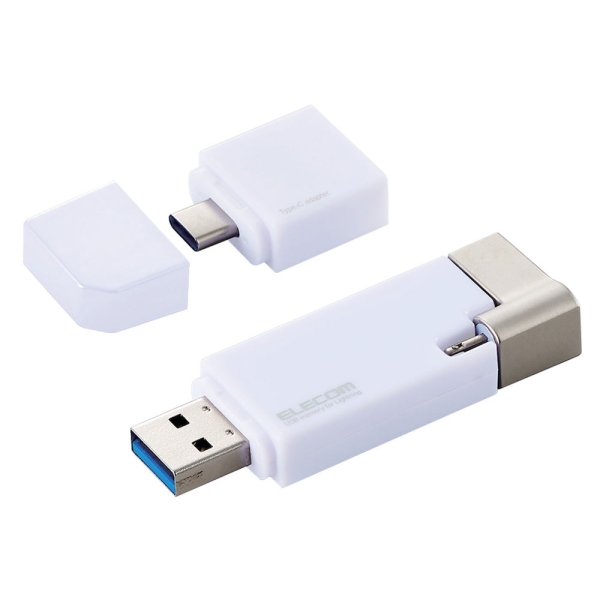 USB Flash Drive Elecom MF-LGU3B032GWH 32GB White