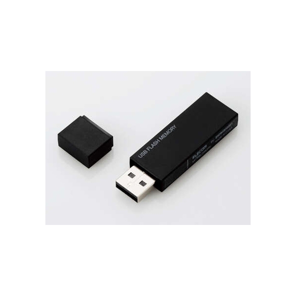 USB Flash Drive Elecom MF-MSU2B64GBK 64GB Black