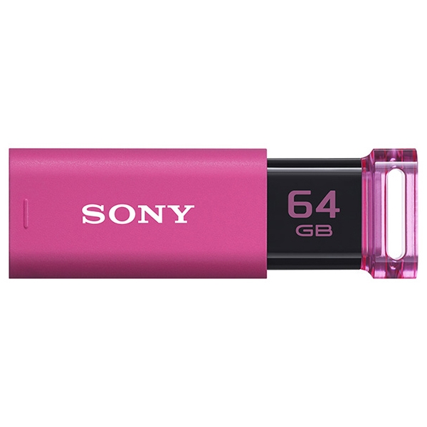 USB Flash Drive SONY Pocket Bit USM64GU (P) 64GB Pink