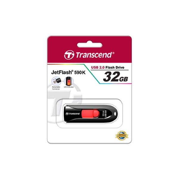 USB Flash Drive Transcend JetFlash 590 TS32GJF590K 32GB Black