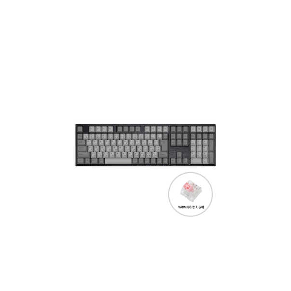 VARMILO Ink: Black & Grey JIS 113 cherry tree axis Gray Keyboard