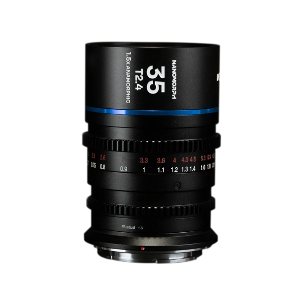 Venus Optics LAOWA Nanomorph 35mm T2.4 1.5x Cine Blue Canon RF use Camera Lens