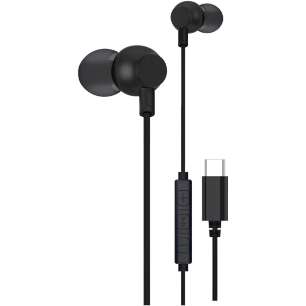 VERTEX STYLE VTH-IC054 BK Black Earphone Headphone