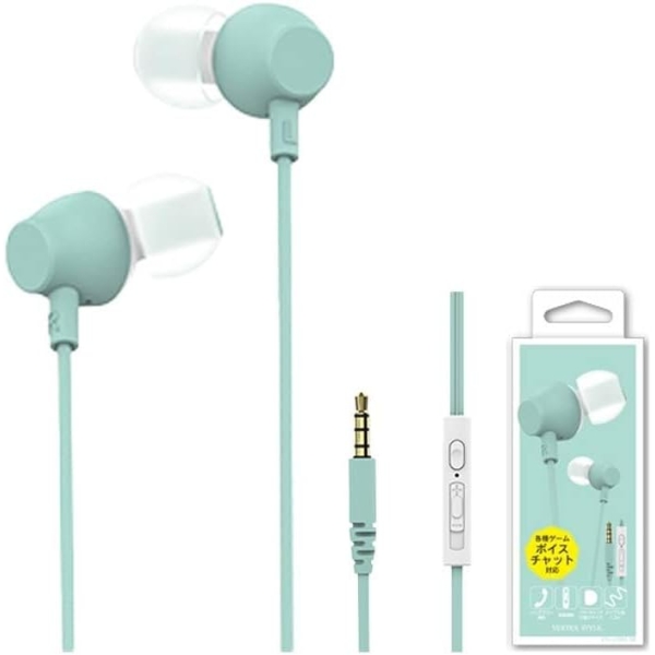 VERTEX STYLE VTH-IC055 GR green Earphone Headphone