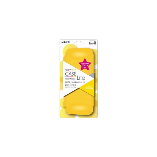 Silicon case for Alone Switch Lite ALG-NSMSCY [Yellow]