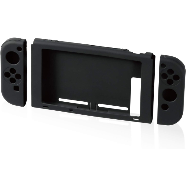 ELECOM Nintendo Switch antibacterial silicon cover GM-NS20ASCBK [Black]