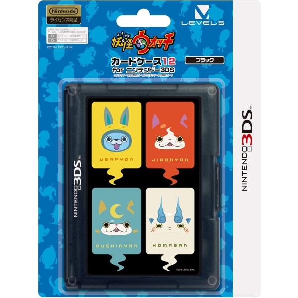 Level Five Yo-Kai Watch Card Case 12 FOR Nintendo 3DS LVAC-0014 [Black]