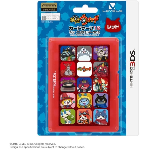 Level Five Yokai Watch Card Case 12 FOR Nintendo 3DS LVAC-0004 [Red]