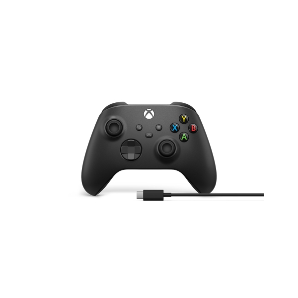 Microsoft XBOX Wireless Controller + USB-C Cable 1V8-00005 [Carbon Black]