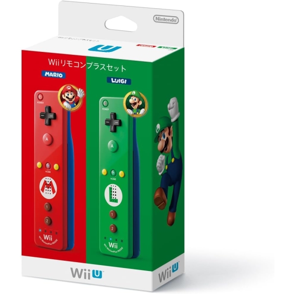 Nintendo Wii Remote Control Set RVL-A-PN01 [Mario Luigi]