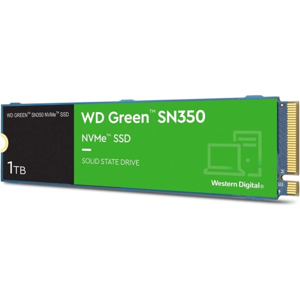 SSD WESTERN DIGITAL WD Green SN350 NVMe WDS100T3G0C