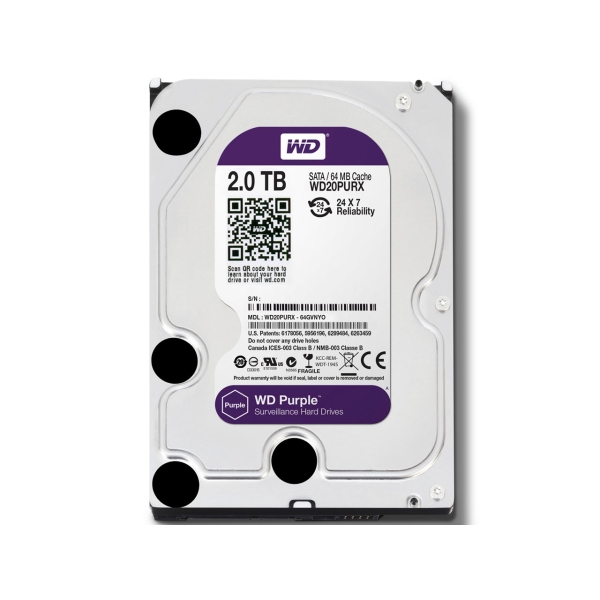 WESTERN DIGITAL WD20PURX 2TB SATA600 Internal Hard Drive