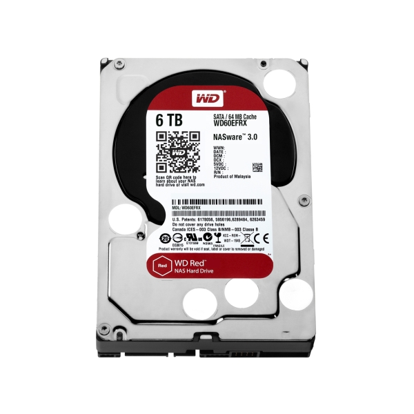 WESTERN DIGITAL WD60EFRX 6TB SATA600 5400 Internal Hard Drive