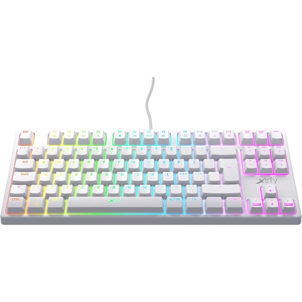 Xtrfy K4 TKL RGB WHITE red axis white Keyboard