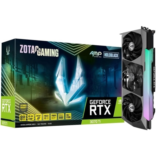 ZOTAC ZOTAC GAMING GeForce RTX 3070 Ti AMP Extreme Holo ZT-A30710B-10P PCIExp 8GB Graphic Card