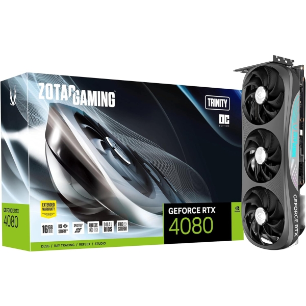 ZOTAC ZOTAC GAMING GeForce RTX 4080 16GB Trinity OC ZT-D40810J-10P PCIExp 16GB Graphic Card