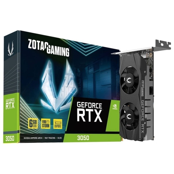 ZOTAC ZOTAC GAMING GeForce RTX 3050 6GB GDDR6 LP ZT-A30510L-10L PCIExp 6GB Graphic Card