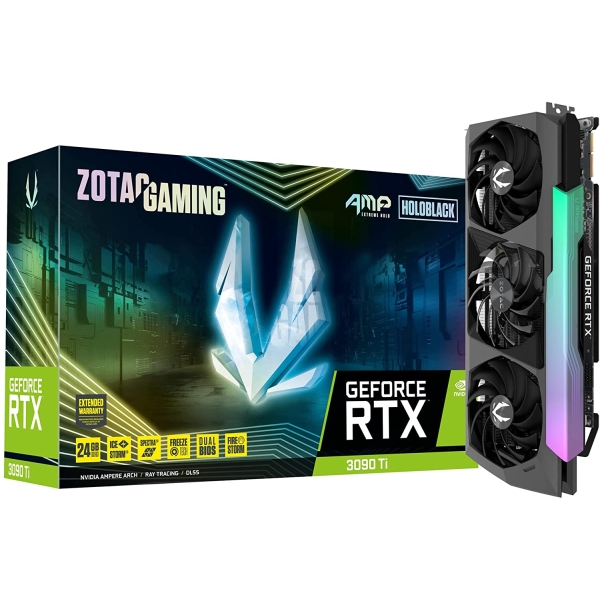 Graphic Card ZOTAC GAMING GeForce RTX 3090 Ti AMP Extreme Holo ZT-A30910B-10P PCIExp 24GB