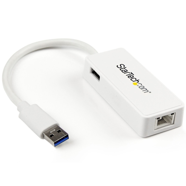 LAN Adapter StarTech.com USB31000SPTW white Computers Networking