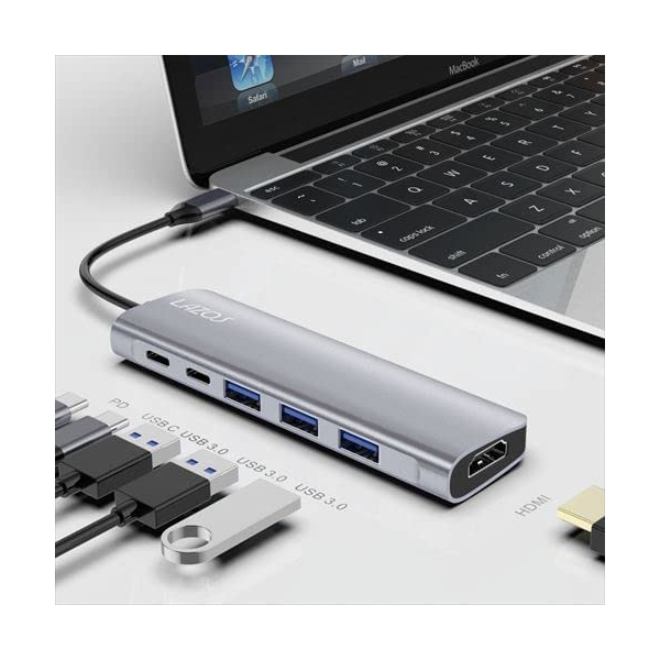 Leader Media Techno L-CH6 silver USB Hub - image 2