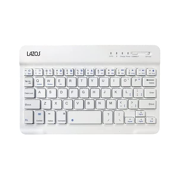 Keyboard Leader media techno Lazos L-BTK-W white