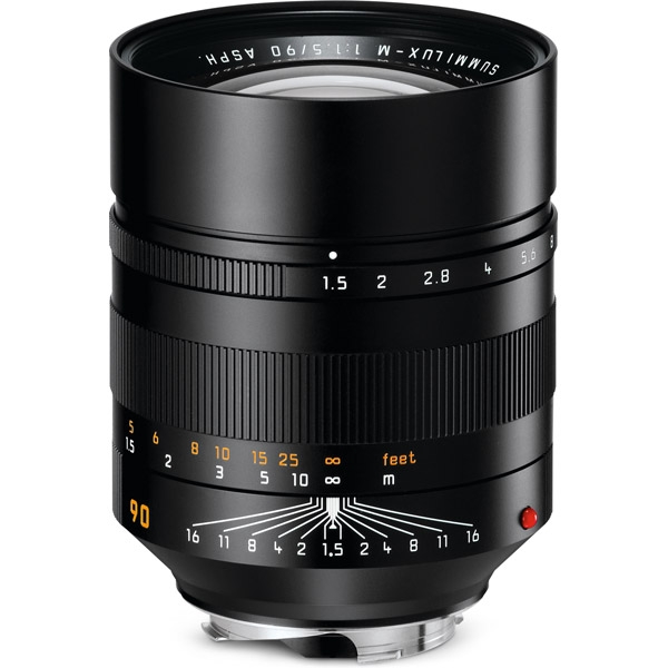 Camera Lens Leica Summilux M f1.5/90mm ASPH. Lense