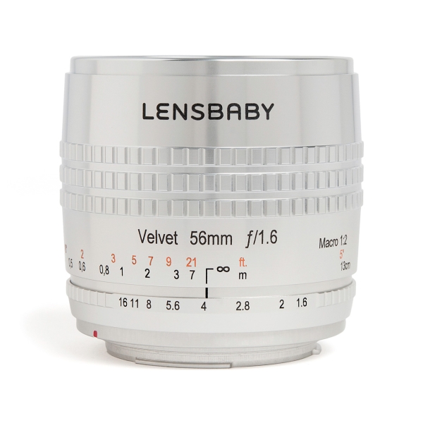 Camera Lens Lensbaby Velvet 56 SE Silver for Nikon Lense