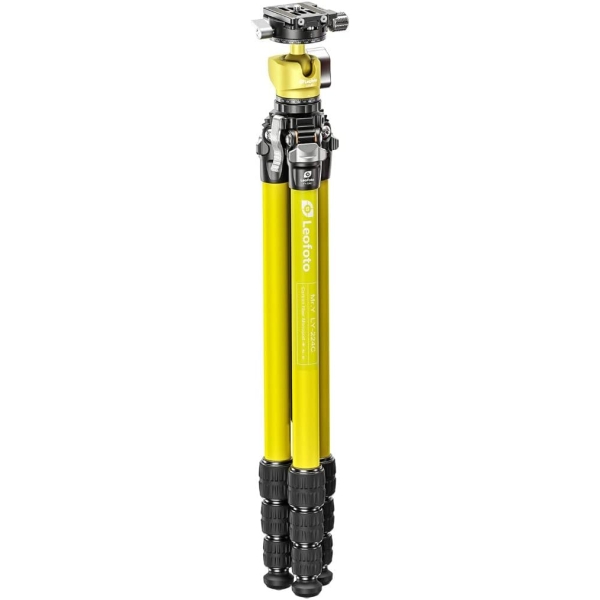 Leofoto MrY LY224CLH25RYE yellow Camera Tripod