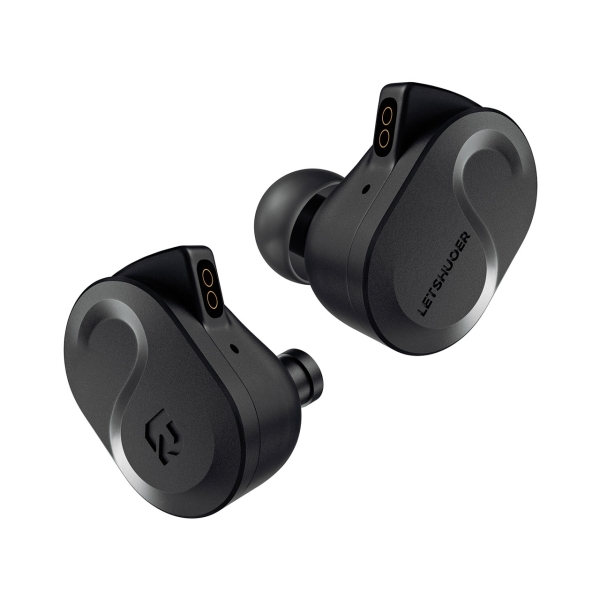 LETSHUOER S08 Black Earphone Headphone