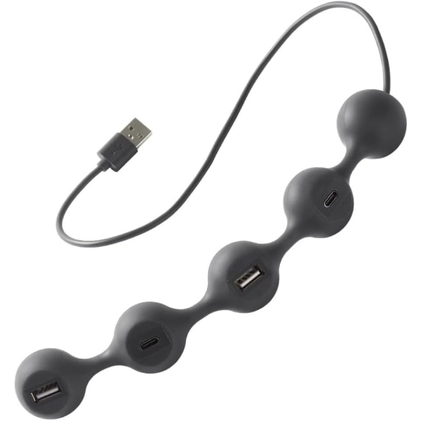 LEXON PEAS HUB 2 LD143DG dark gray USB Hub