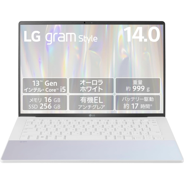 LG electronics LG gram Style 14Z90RS-KA51J aurora white Notebook