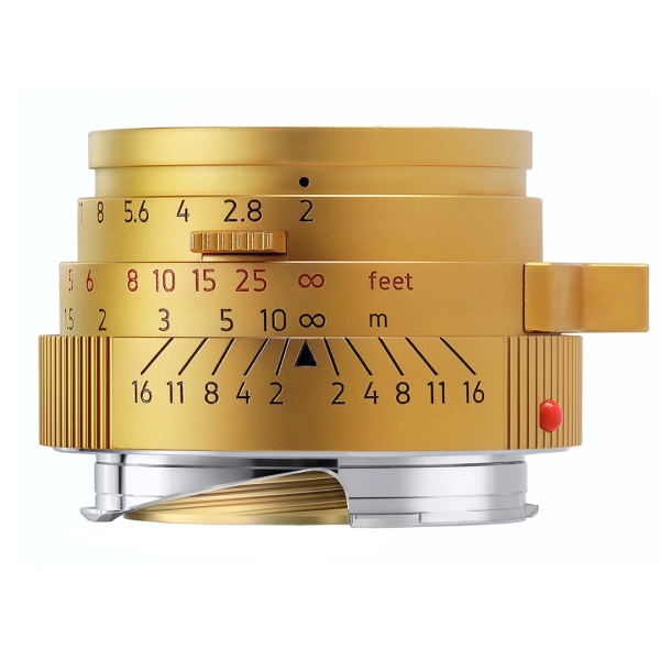 Camera Lens LIGHT LENS LAB M 50mm f/2 LLL-50M (Gd) Brass Gold Lense