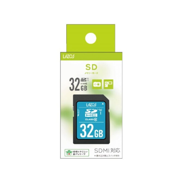 LMT Lazos L-B32SDH10-U1 32GB SD Card