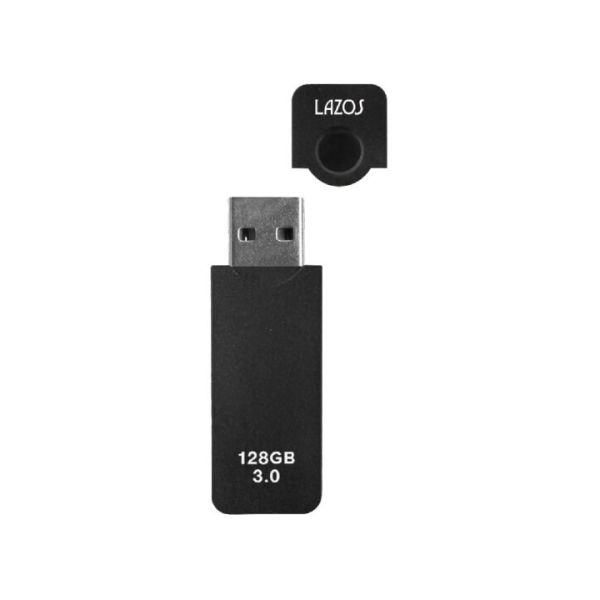 LMT Lazos L-US128-CPB 128GB Black USB Flash Drive