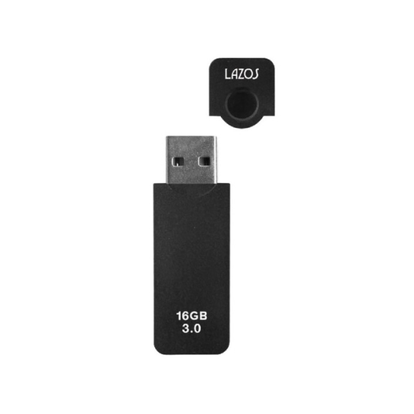 LMT Lazos L-US16-CPB 16GB Black USB Flash Drive