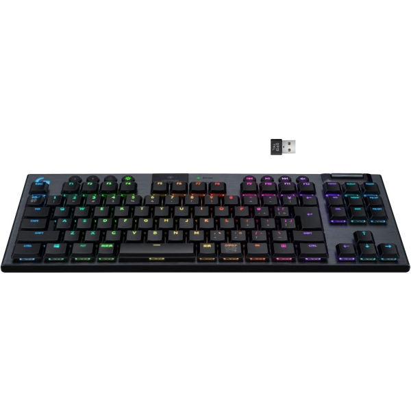 Logicool G913 TKL LIGHTSPEED Wireless RGB Mechanical Gaming Keyboard-Clicky G913-TKL-CKBK black Keyboard