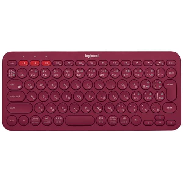 Logicool K380 Multi-Device Bluetooth Keyboard K380RD red Keyboard