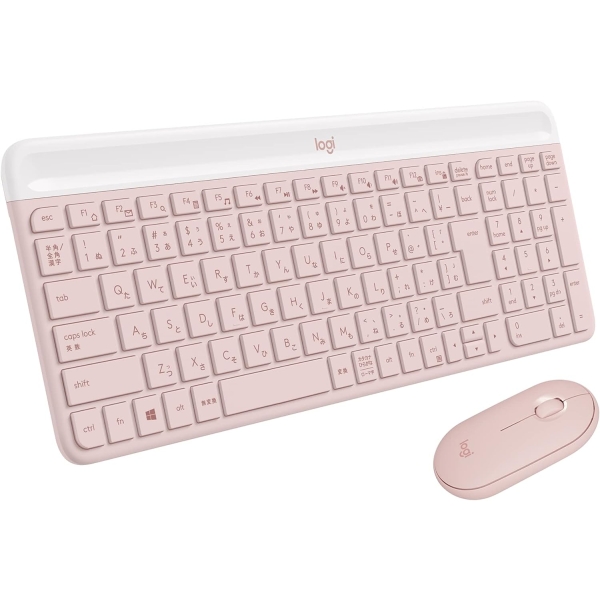 Logicool Slim Combo MK470 MK470RO Rose Keyboard