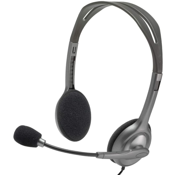 Headset Logitech Stereo Headset H111 H111R