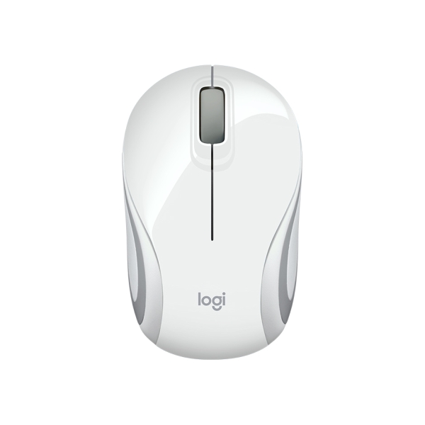 Mouse Logitech Wireless Mini Mouse M187rWH White Mouse