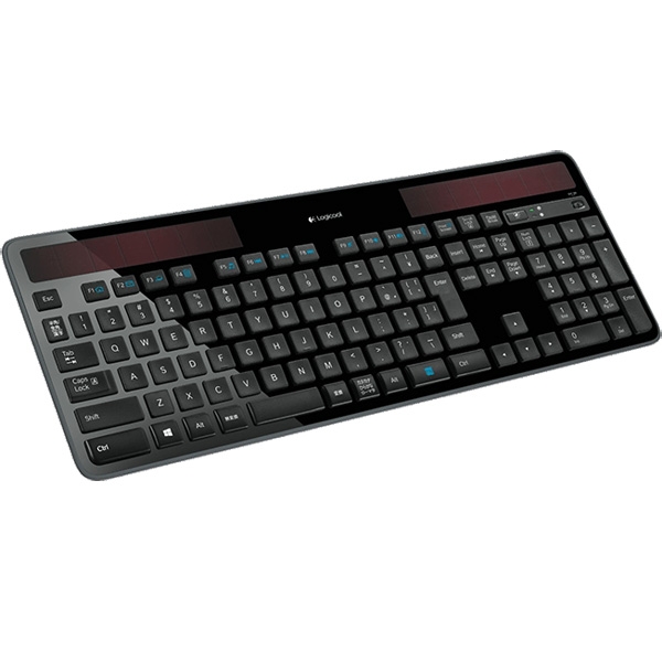 Keyboard Logitech Wireless Solar Keyboard K750r Black