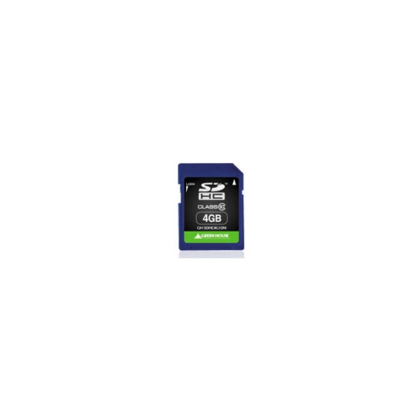 SD Card Green House GH-SDHC4G10M 4GB