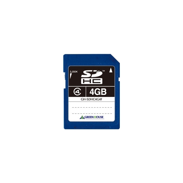 SD Card Green House GH-SDHC4G4F 4GB