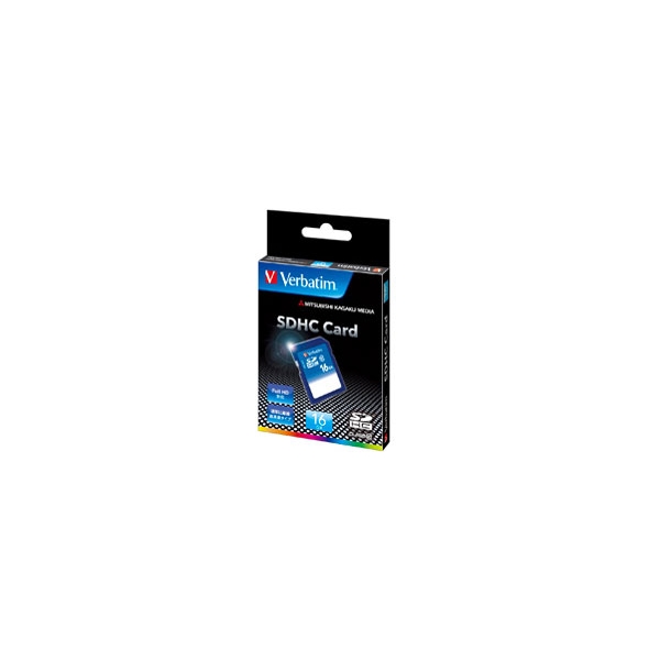 SD Card Mitsubishi Chemical Media Verbatim SDHC16GJVB1 16GB